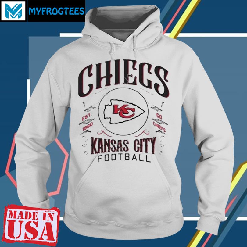 Kansas City Football Hooded Sweatshirt Est. 1960 Kansas City 