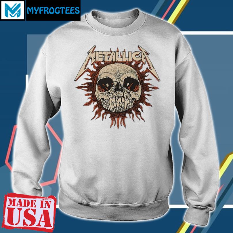 Metallica Flaming Sun Burnout Shirt, hoodie, sweater and long sleeve