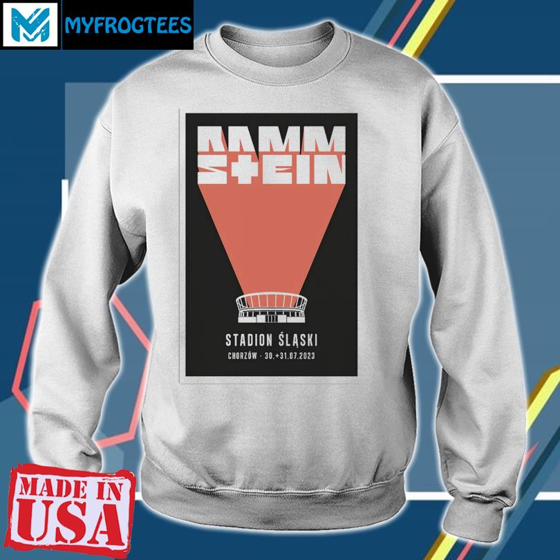 Official Rammstein Jul 30 & 31, 2023 Chorzow Tour Poster Shirt, hoodie,  sweater and long sleeve