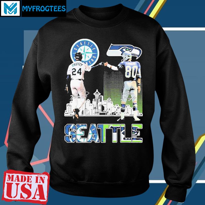 Seattle Ken Griffey Jr And Steve Largent Signature T Shirt, hoodie