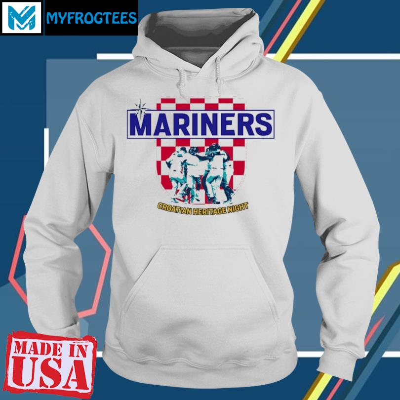 2023 Seattle Mariners Croatian Heritage Night T-Shirt