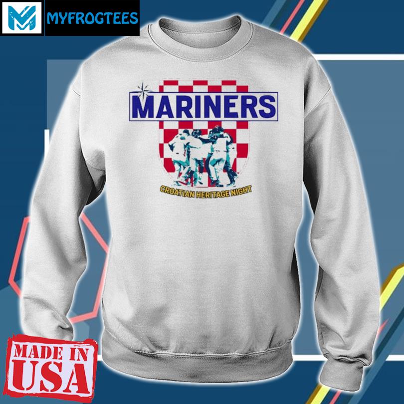 2023 Seattle Mariners Croatian Heritage Night T-Shirt