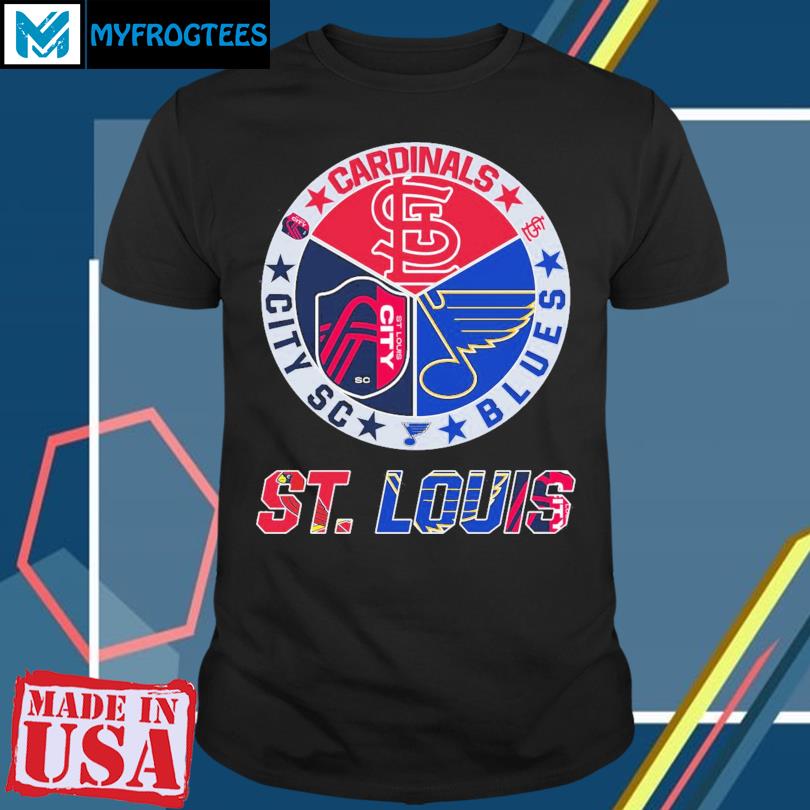 St Louis City SC Cardinals Blues Logo Shirt, hoodie, sweater and long sleeve