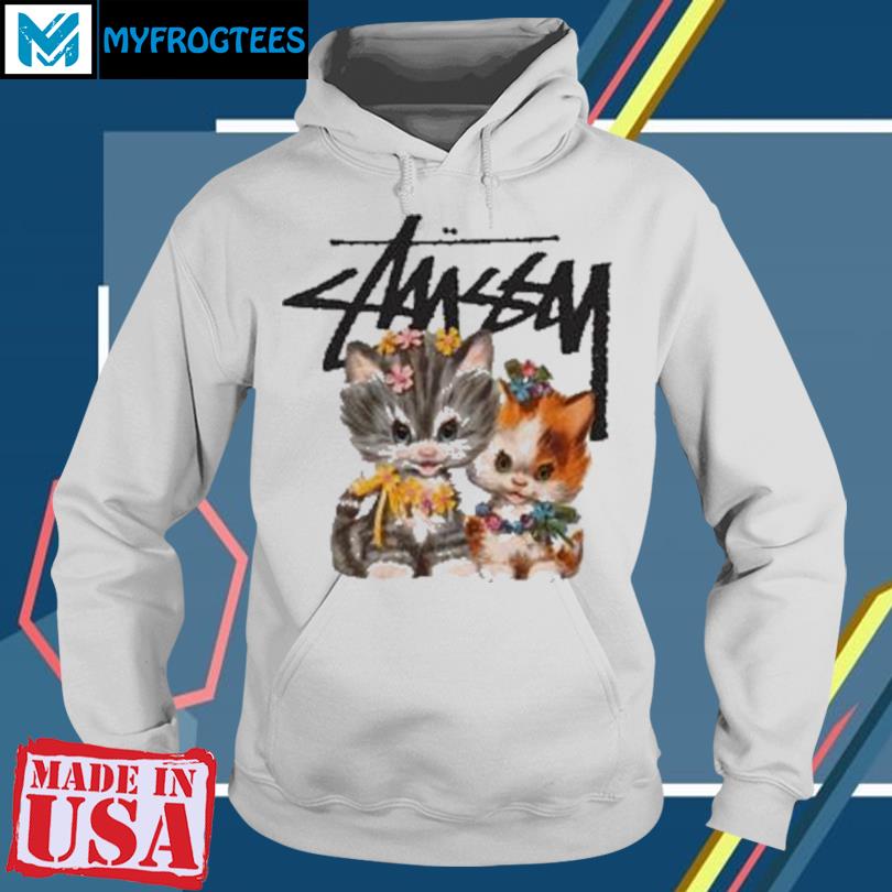 Stussy Merch Kittens White T Shirt, hoodie, sweater and long sleeve