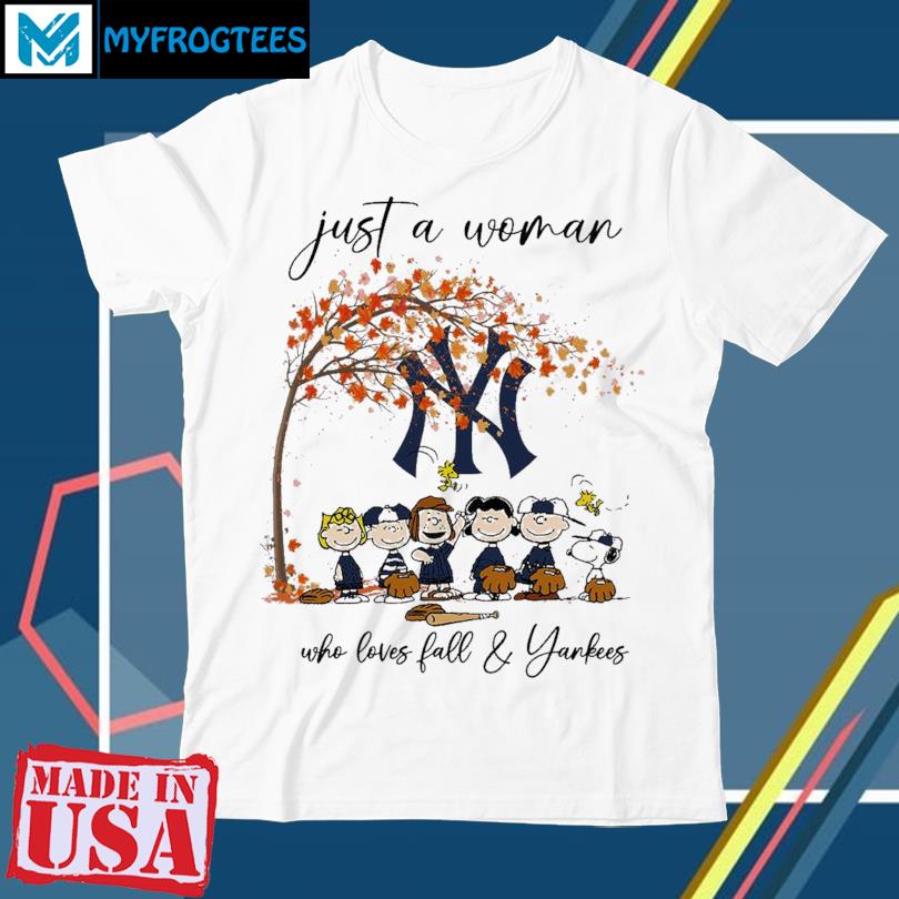 The Peanuts Just A Girl Who Loves Fall New York Yankees T Shirt, hoodie,  sweater and long sleeve