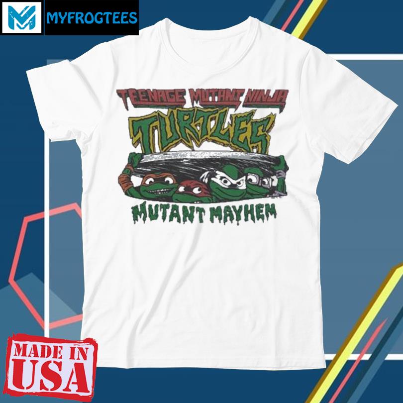 Tmnt Mutant Mayhem Retro Nickelodeon Ninja Turtles T-shirt