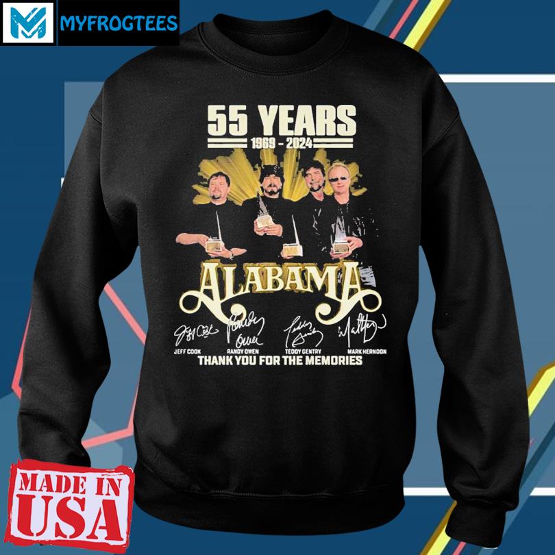 Alabama 50th best sale anniversary tour shirt