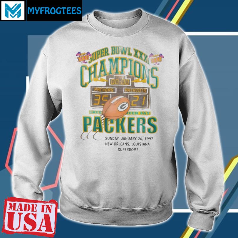 Unisex Vintage 1997 Green Bay Packers Super Bowl Sweatshirt USA