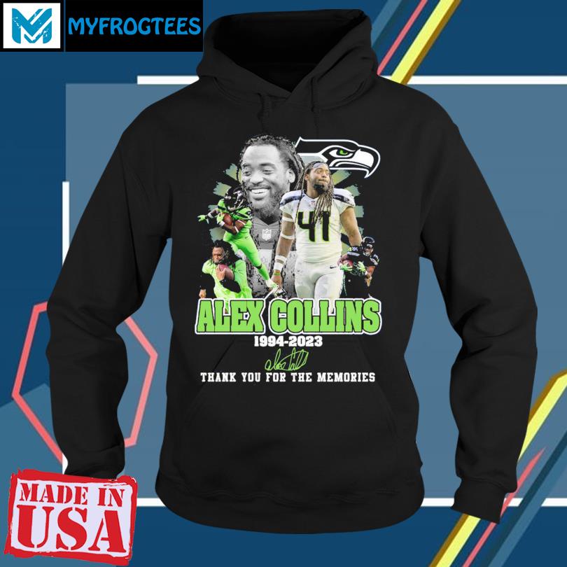 Alex Collins 1994 2023 Memories Seatle Seahawks NFL Shirt, hoodie