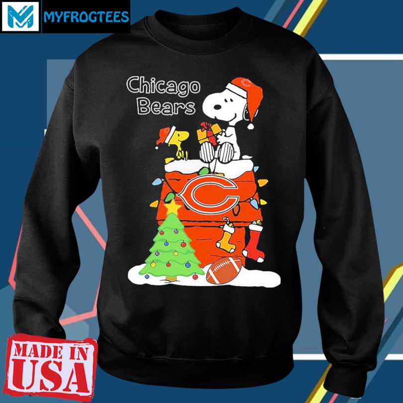 Snoopy Chicago Bears Christmas shirt, hoodie, sweater, long sleeve