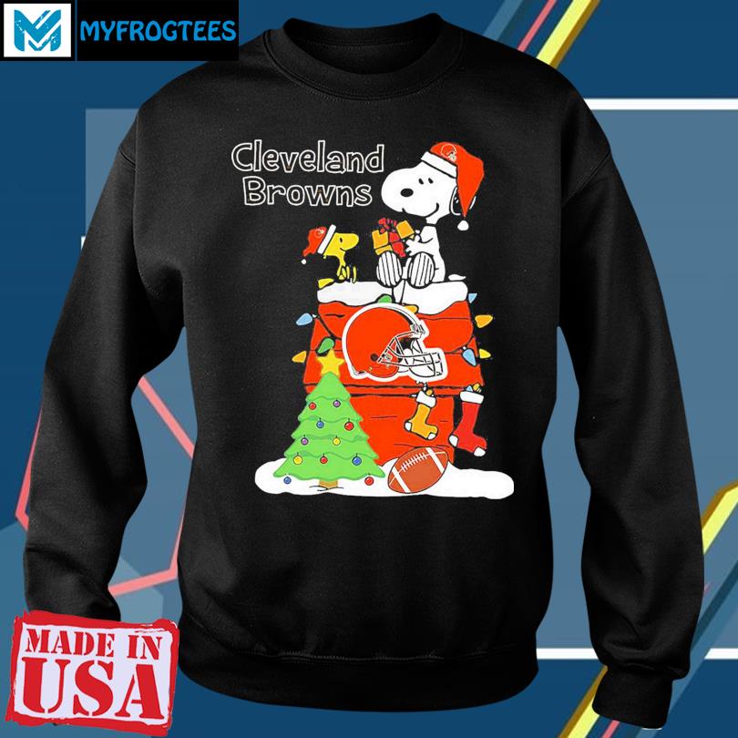 Christmas Snoopy Cleveland Browns Shirt, hoodie, sweater and long sleeve