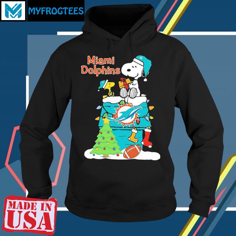 Christmas Snoopy Miami Dolphins Shirt, hoodie, sweater and long sleeve