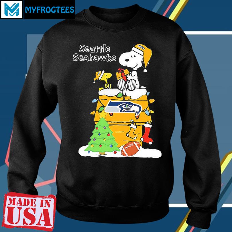 Christmas Snoopy Seattle Seahawks Shirt, hoodie, sweater and long sleeve