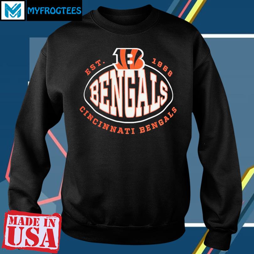 Men's Boss x NFL Black Cincinnati Bengals Trap T-Shirt Size: Medium