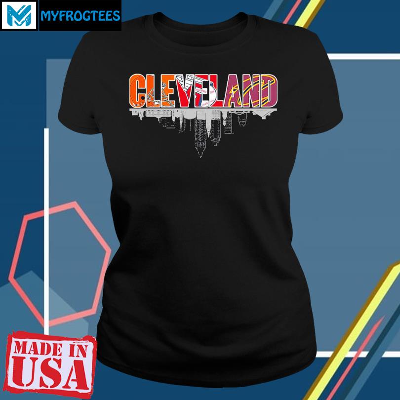 Official cleveland guardians skyline T-shirts, hoodie, tank top, sweater  and long sleeve t-shirt