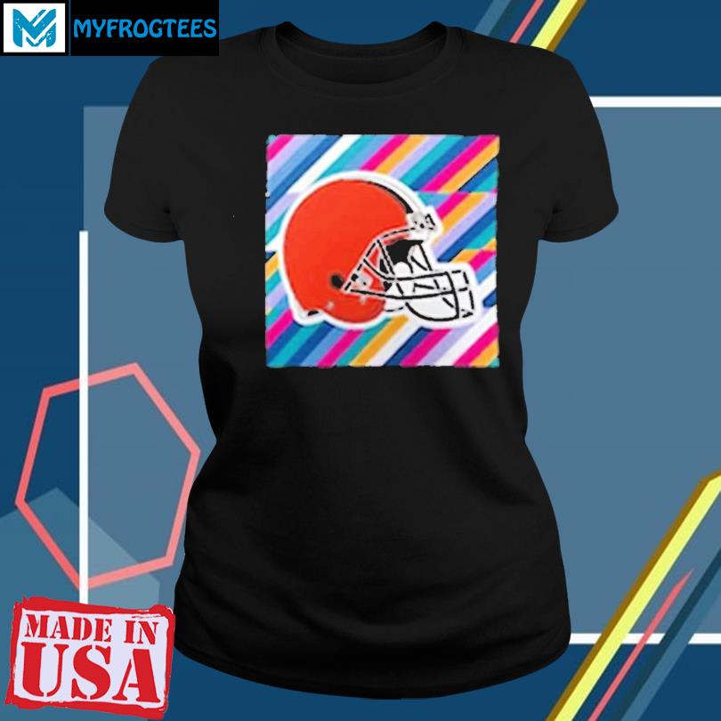 Official cleveland browns helmet T-shirts, hoodie, tank top, sweater and long  sleeve t-shirt