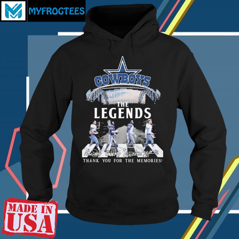 Dallas Cowboys The Legends Thank You For The Memories Unisex T-Shirt,  hoodie, sweater and long sleeve