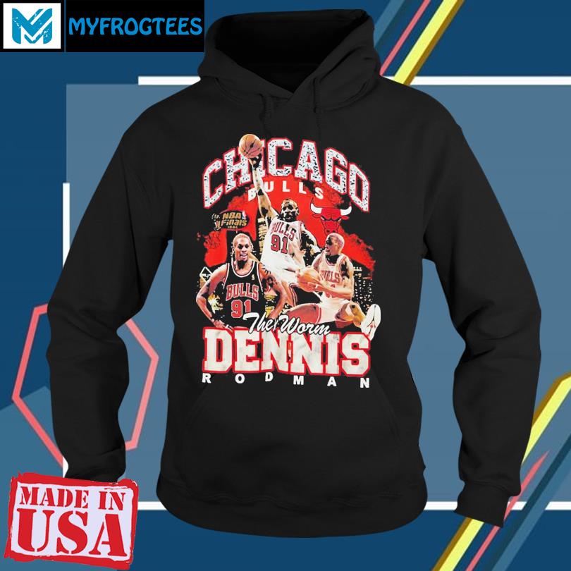 Dennis Rodman Chicago Bulls Mitchell & Ness Hardwood Classics Bling Concert  Player T-Shirt, hoodie, sweater, long sleeve and tank top