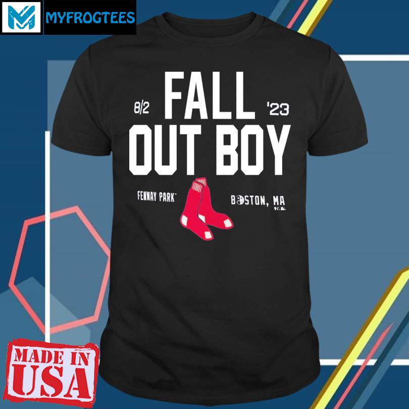 Official Boston Red Sox Fall Out Boy Fenway Park Boston Ma 8 2 23 Shirt,  hoodie, longsleeve, sweatshirt, v-neck tee