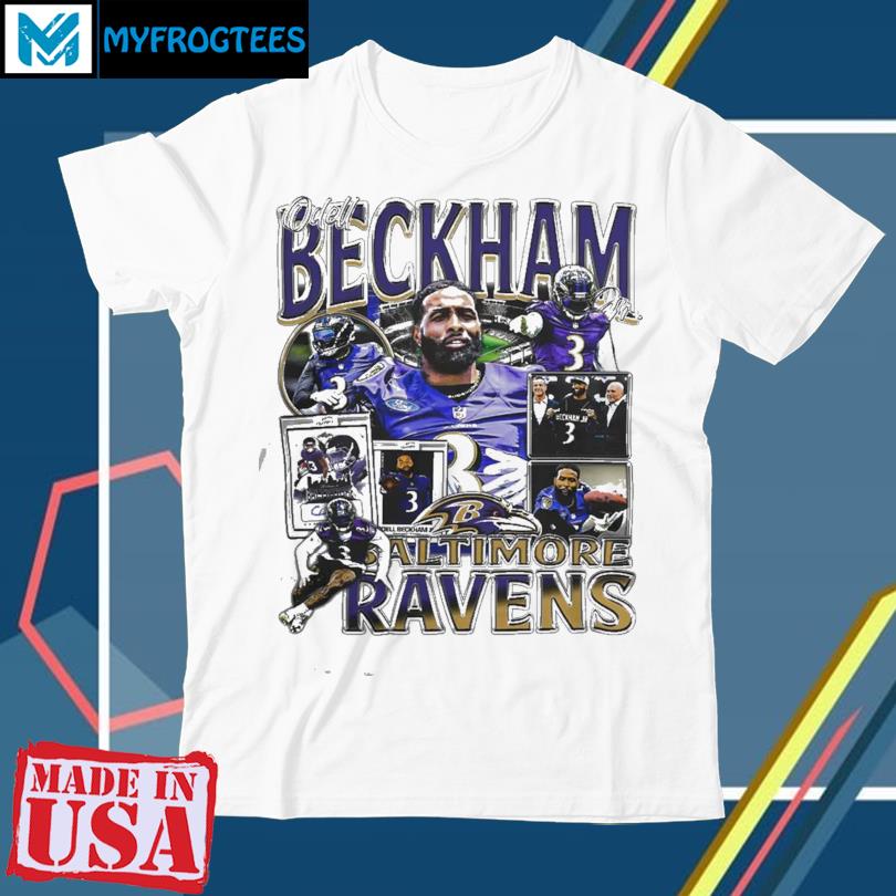 Official Odell Beckham Jr 3 Baltimore Ravens shirt, hoodie, sweater, long  sleeve and tank top