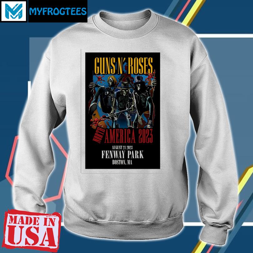 Guns N Roses North America Tour Fenway Park Boston MA 21st August 2023 All  Over Print Shirt - Mugteeco