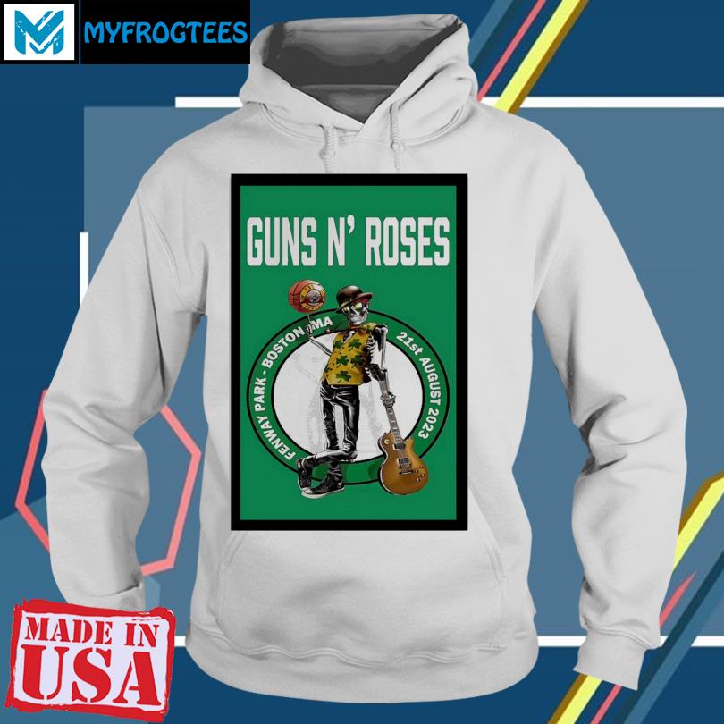 Guns N' Roses Fenway Park Boston Celtics 21st August 2023 poster shirt,  hoodie, sweater, long sleeve and tank top