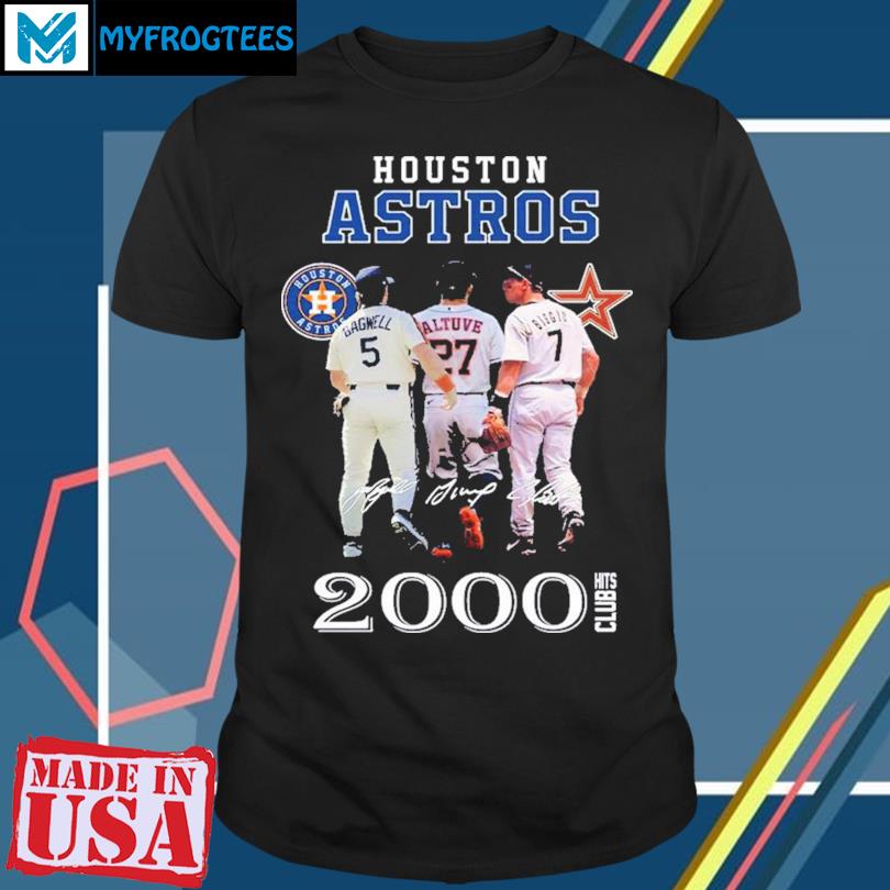 Official houston Astros 2000 Hits Club Shirt, hoodie, sweater