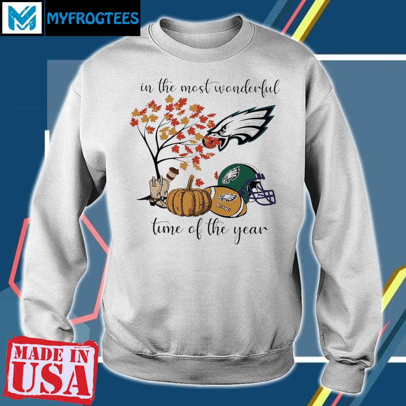 In The Most Wonderful Time Of The Year Los Philadelphia Eagles Shirt,  hoodie, sweater, long sleeve and tank top