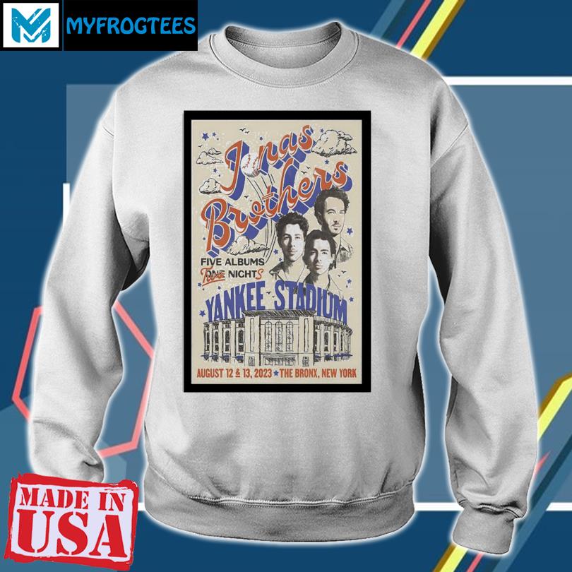 Jonas Brothers Yankee Stadium T-Shirts, Custom prints store