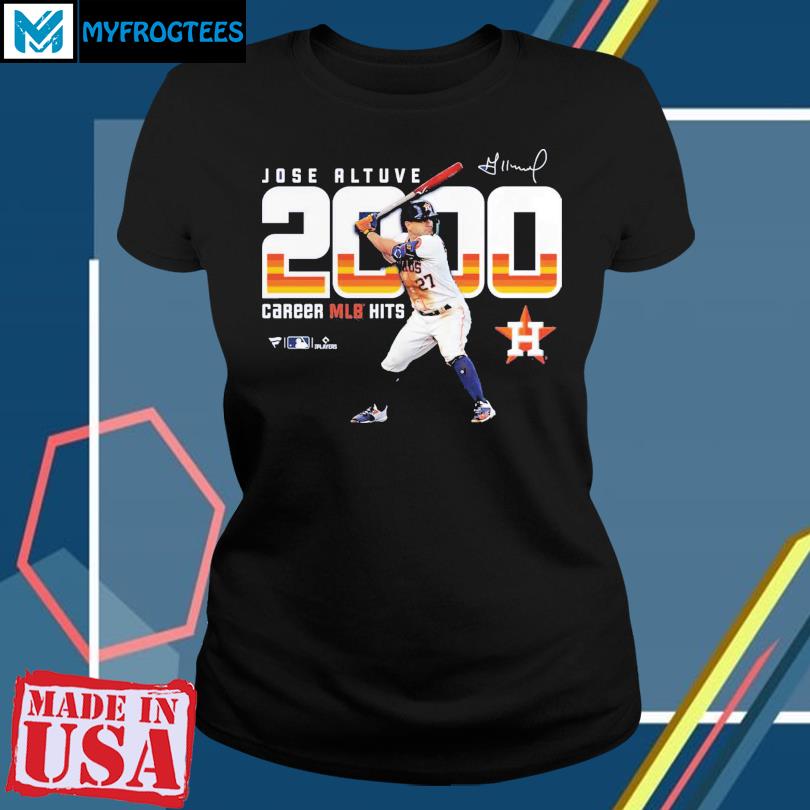 Jose Altuve Houston Astros Fanatics Branded 2000 Career Hits T