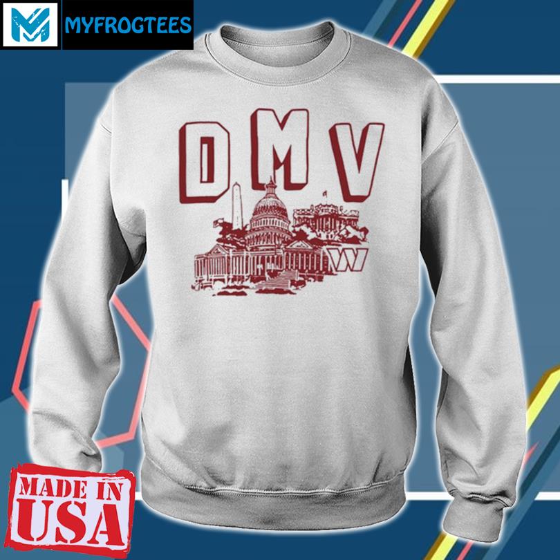 Official washington commanders dmv T-shirt, hoodie, sweater, long sleeve  and tank top