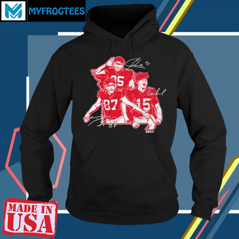 Official kansas City Star Collage Patrick Mahomes Travis Kelce And Chris  Jones Shirt, hoodie, sweater, long sleeve and tank top