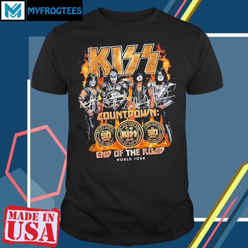 Kiss End of the Road Tour T Shirt 