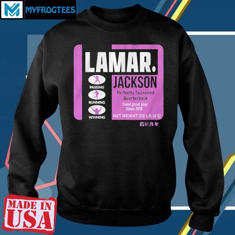 Lamar Jackson Perfectly Seasoned Shirt, hoodie, sweater and long sleeve