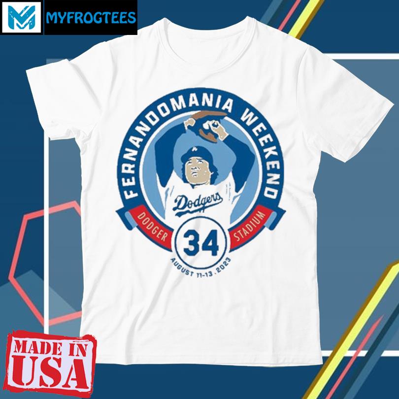 Los Angeles Dodgers Fernandomania Weekend Dodger Stadium 34 Shirt, hoodie,  sweater and long sleeve