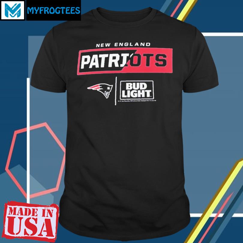 New England Patriots Fanatics Branded NFL x Bud Light Shirt