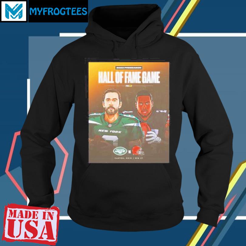 Awesome Nick Chubb Vs Aaron Rodgers Hall Of Fame Game 2023 Logo Shirt,  hoodie, sweater, long sleeve and tank top