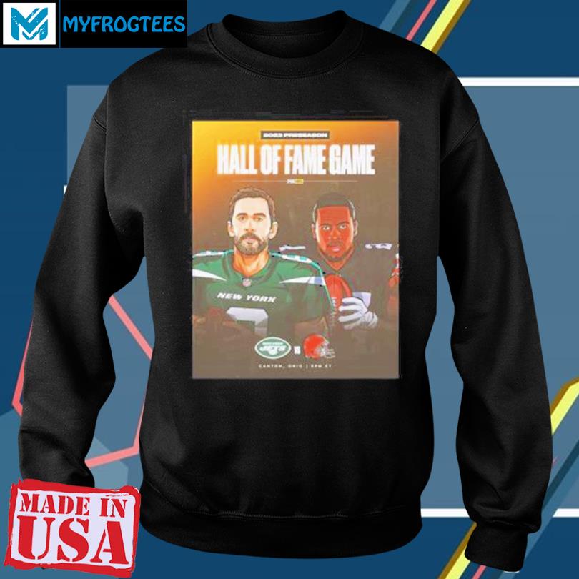 Nick Chubb Vs Aaron Rodgers Hall Of Fame Game 2023 T-Shirt, hoodie, sweater  and long sleeve