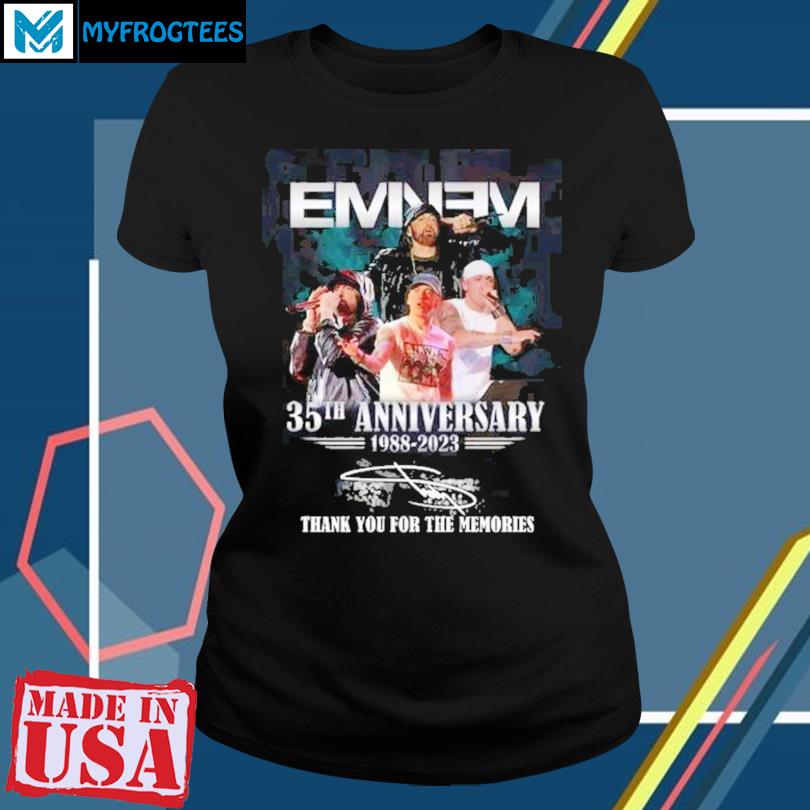 Official Eminem 35th anniversary 1988 2023 signature thank you for