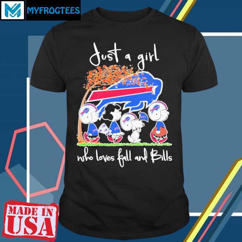 Just A Girl Buffalo Bills Who Loves Fall And Buffalo Bills Unisex T-Shirt