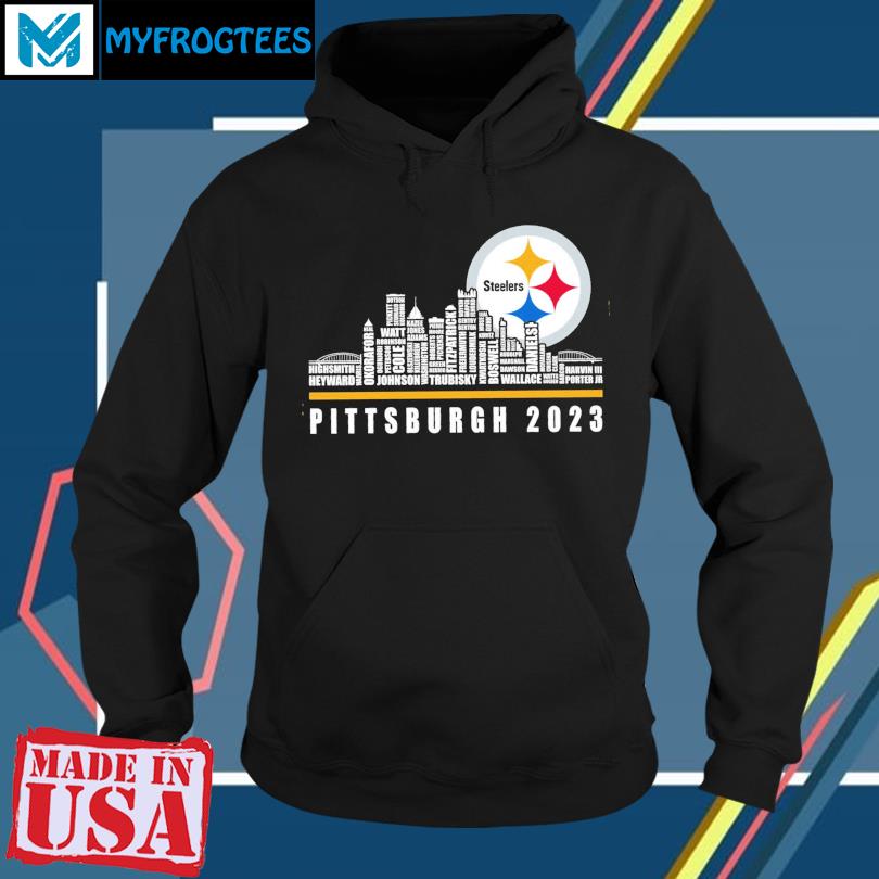 Official pittsburgh Steelers team player logo 2023 shirt, hoodie