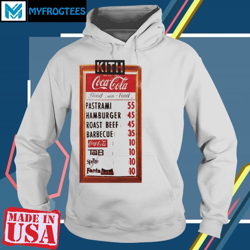 Pre Owned Kith X Coca Cola Menu Vintage Shirt hoodie sweater and