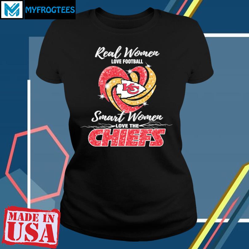 2023 Real Women love Football Smart Women love the Kansas City Chiefs  Diamond logo T-Shirt, hoodie, sweater, long sleeve and tank top