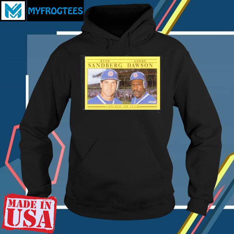 Ryne Sandberg and Andre Dawson Chicago 100 club shirt, hoodie, sweater,  long sleeve and tank top