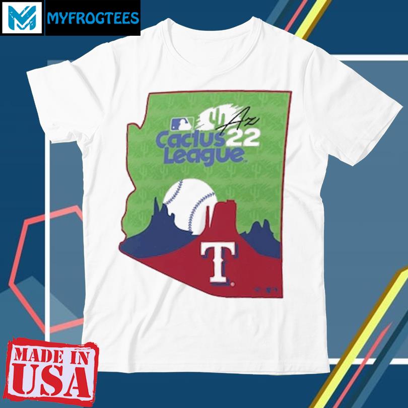 Texas Rangers 2022 MLB Spring Training Cactus League T-shirt
