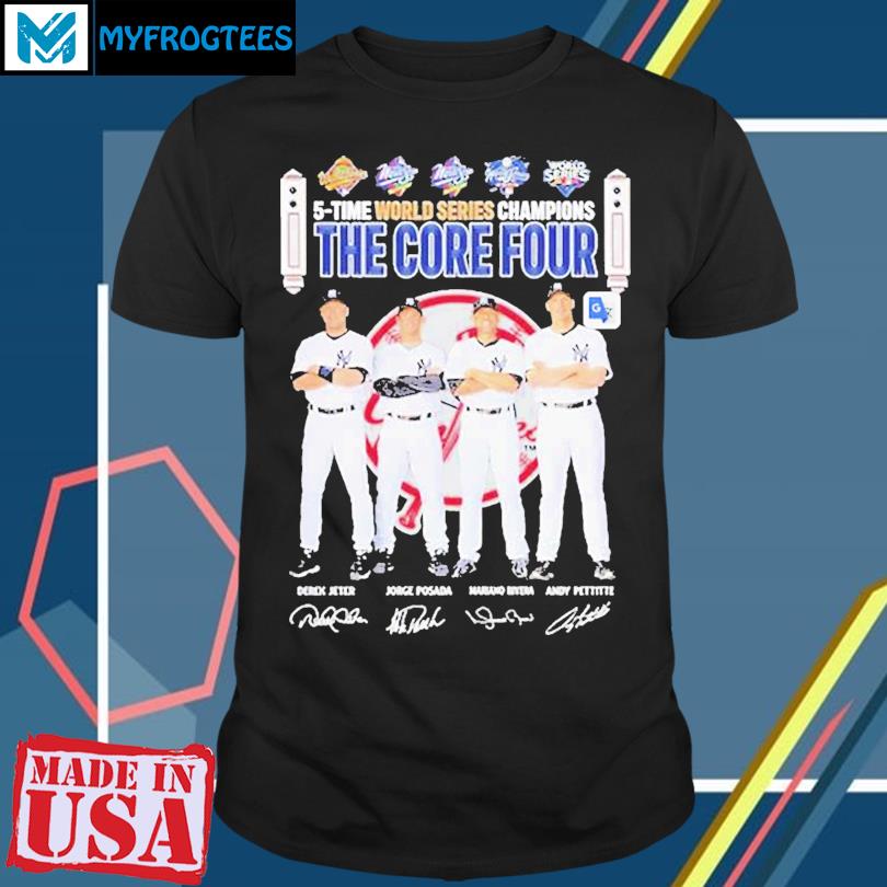 The Core Four New York Yankees 5 Time Shirt