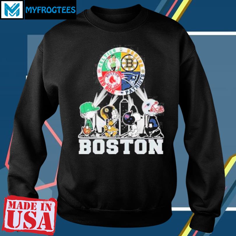 Peanuts Characters Boston Team Sports Celtics Bruins Patriots And