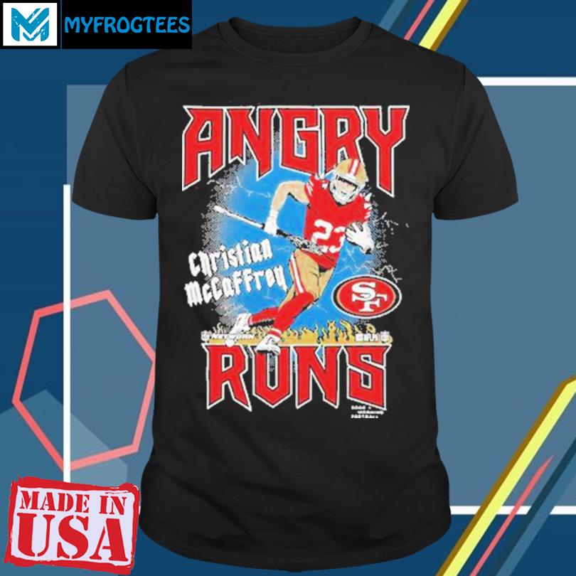 Official Angry Runs 49ers Christian McCaffrey Shirt, hoodie