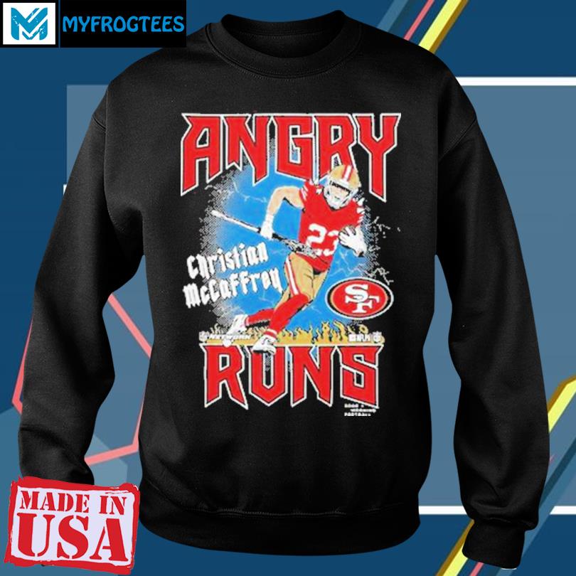 Original Angry Runs San Francisco 49ers Christian McCaffrey T