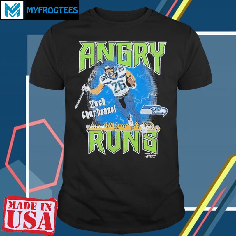 Angry Runs Seahawks Zach Charbonnet Shirt, hoodie, sweater and